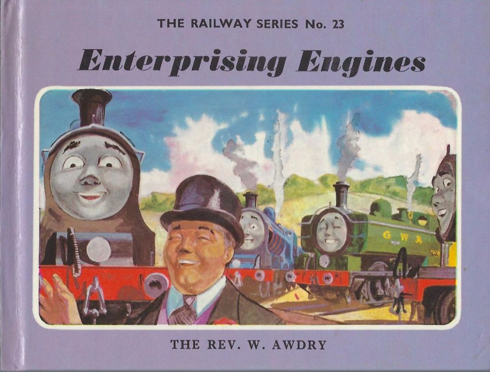 Lot 159: Rev W Awdry signed Enterprising Engines hardback book....