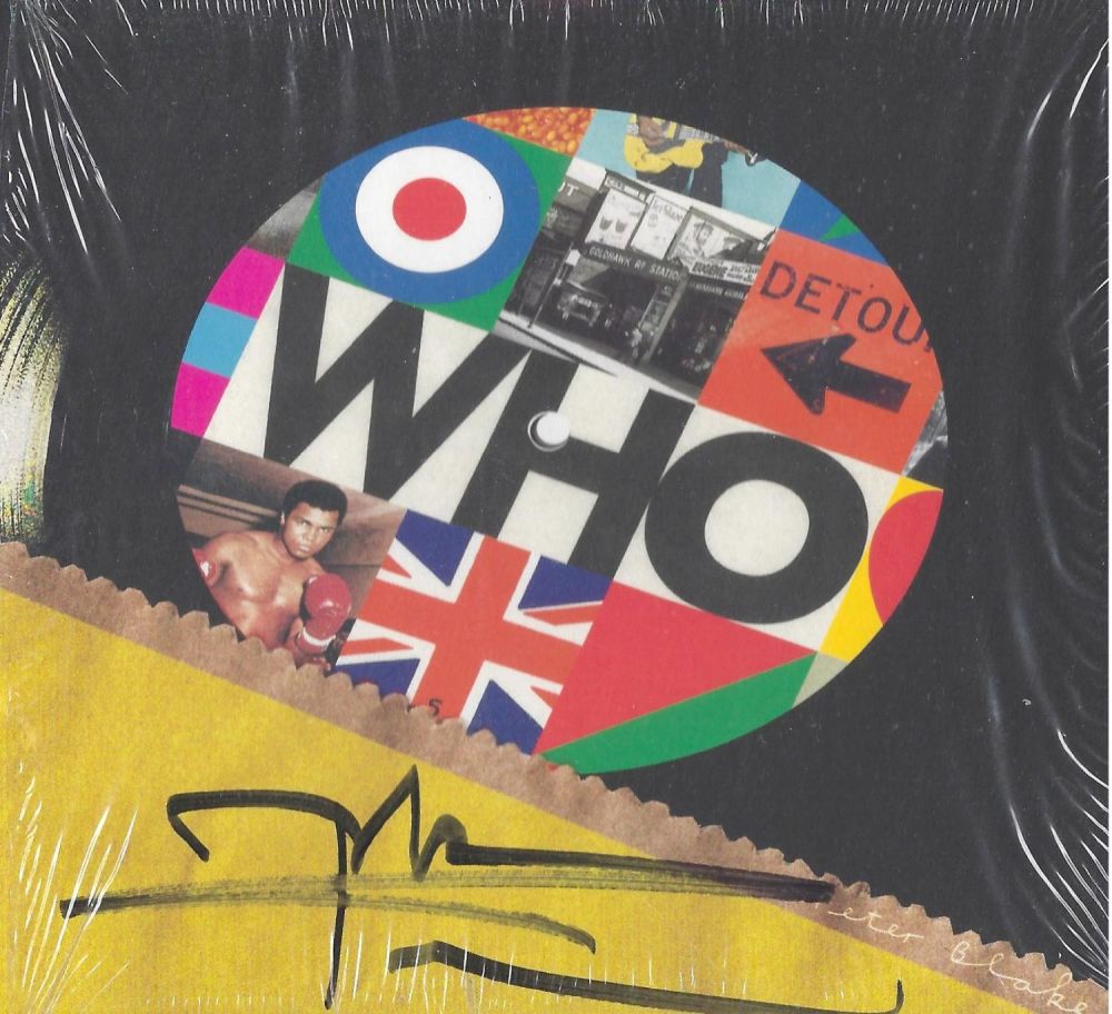 Lot 161: Pete Townsend signed The Who CD case, complete...