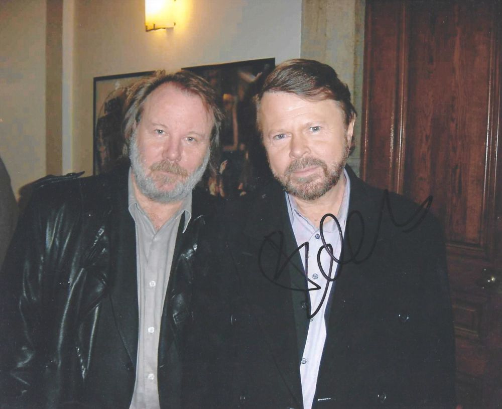 Lot 170: Abba singer, Bjorn Ulvaeus signed 10x8 colour photograph...