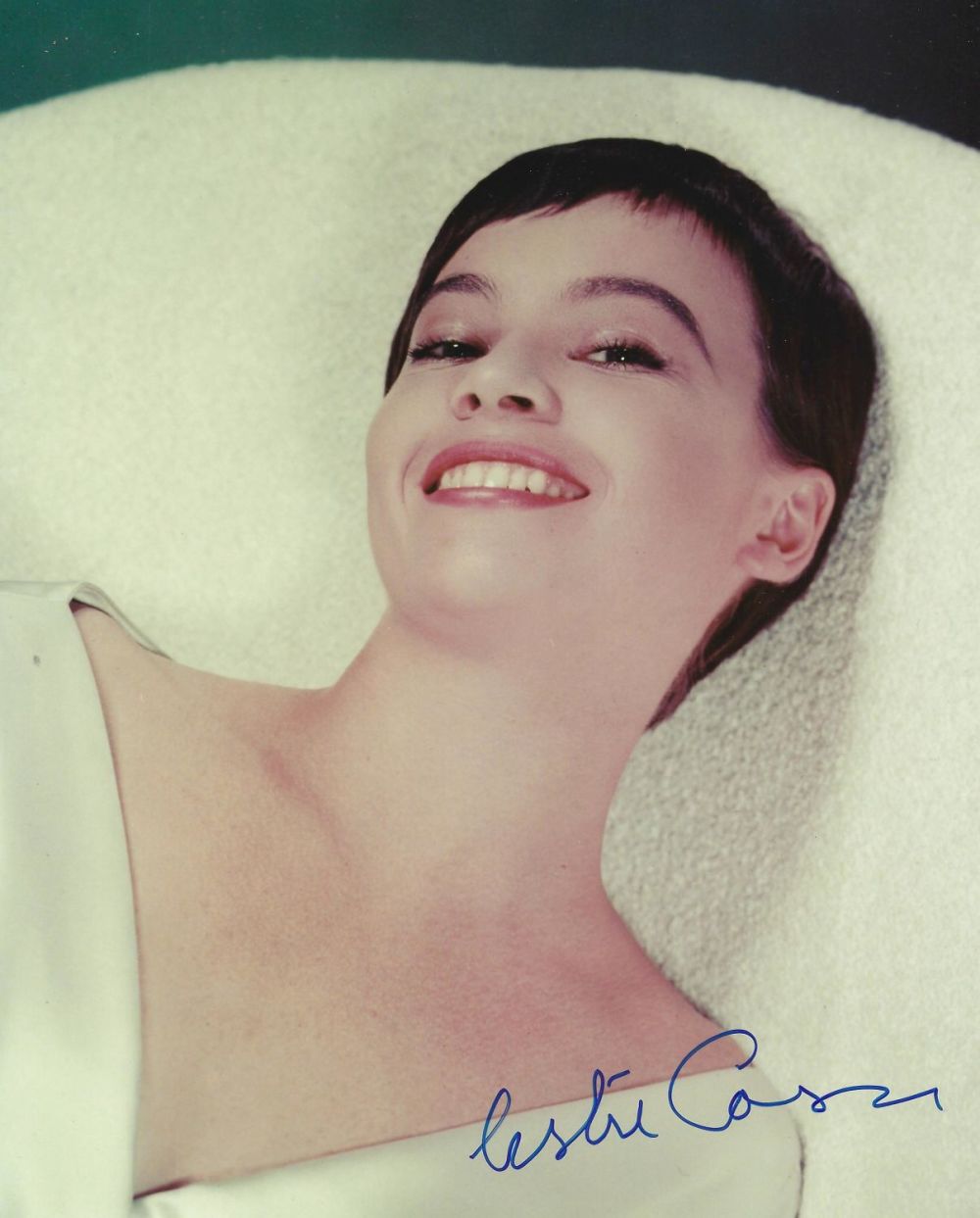 Lot 177: Leslie Caron signed 10x8 colour photograph. Leslie Claire...