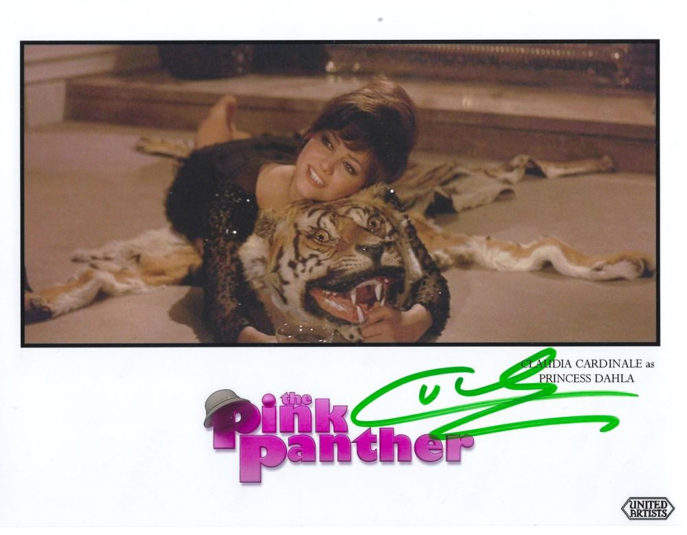 Lot 182: Claudia Cardinale signed 10x8 colour promo photograph for...