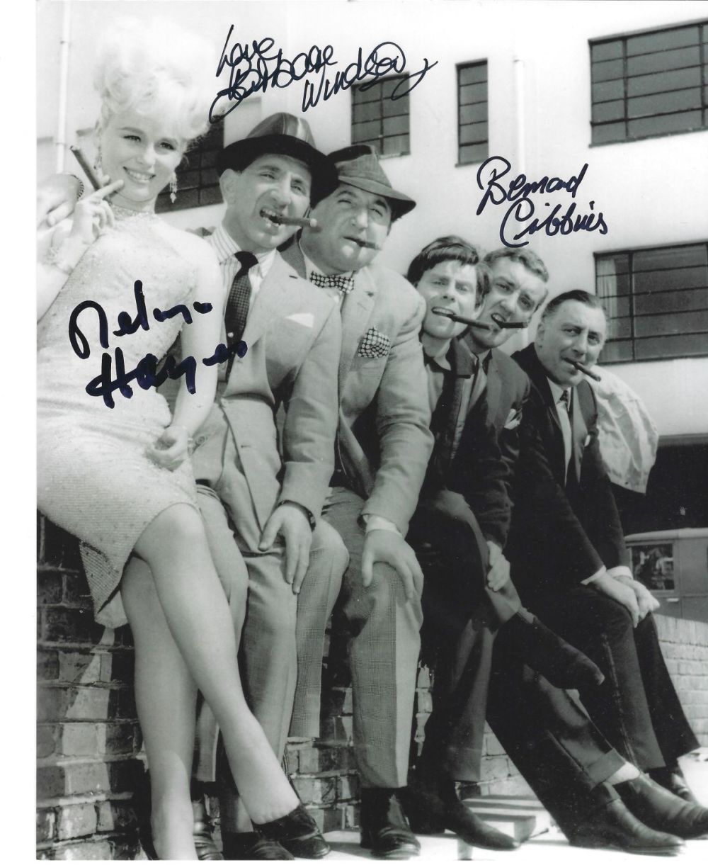 Lot 188: Crooks in Cloisters multisigned 10x8 black and white...