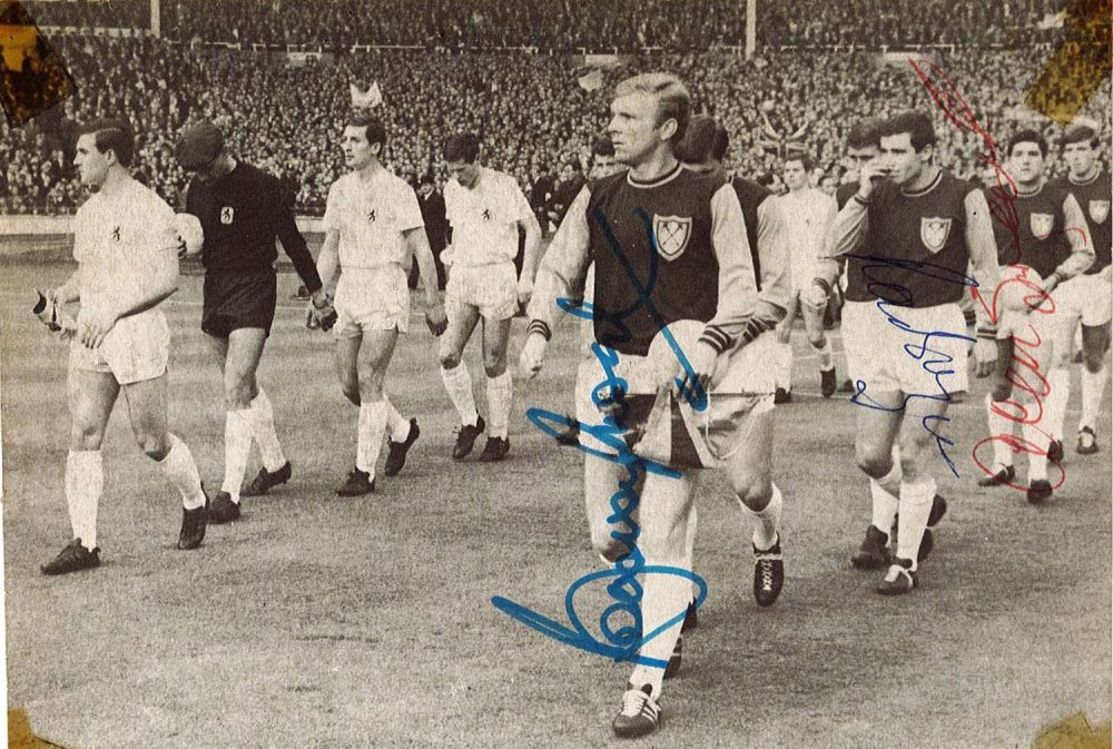 Lot 235: West Ham United Bobby Moore, Ronnie Boyce and...