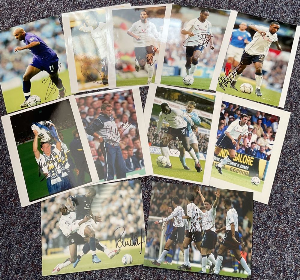 Lot 237: Tottenham Hotspur collection includes 11 superb colour photos...
