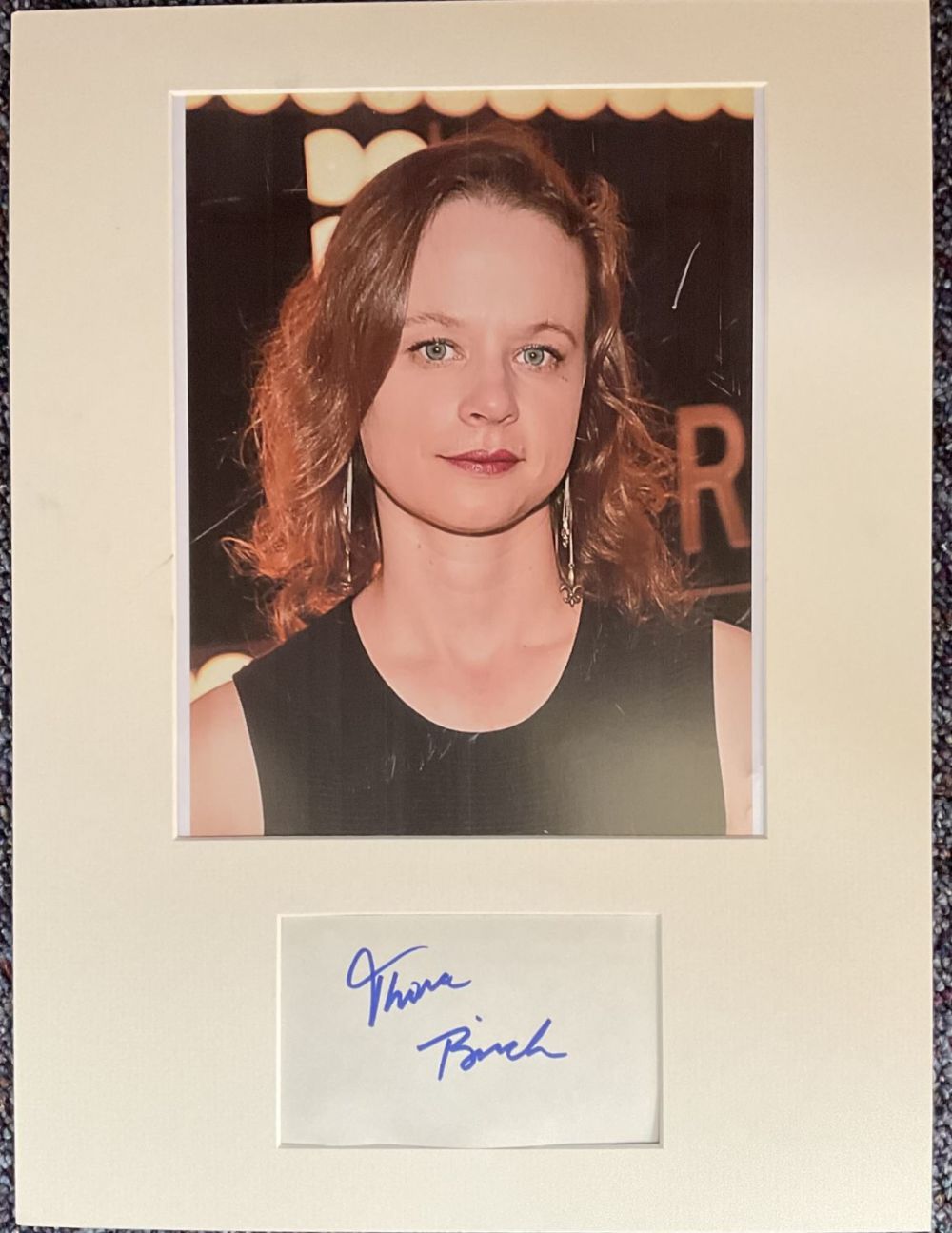 Lot 263: Thora Birch 16x12 overall mounted signature piece includes...