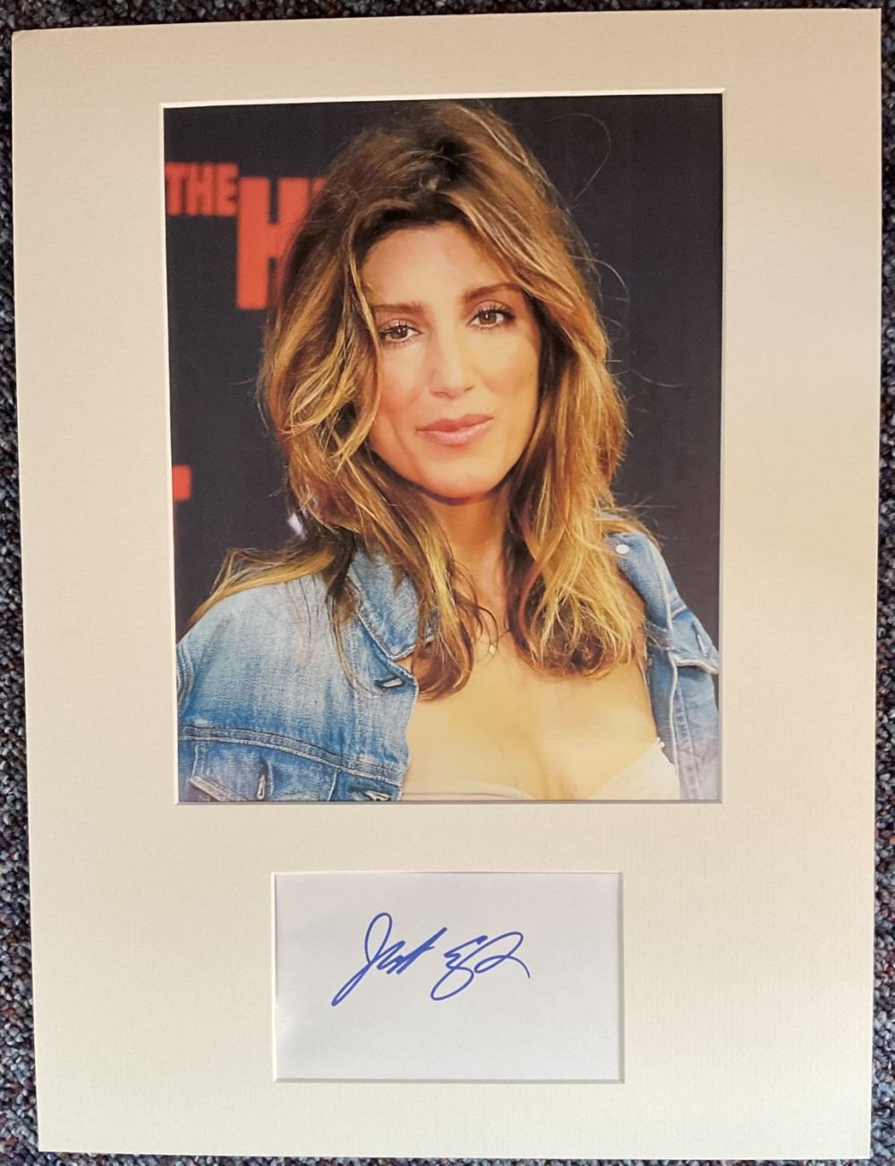 Lot 266: Jenifer Esposito 16x12 overall mounted signature piece includes...