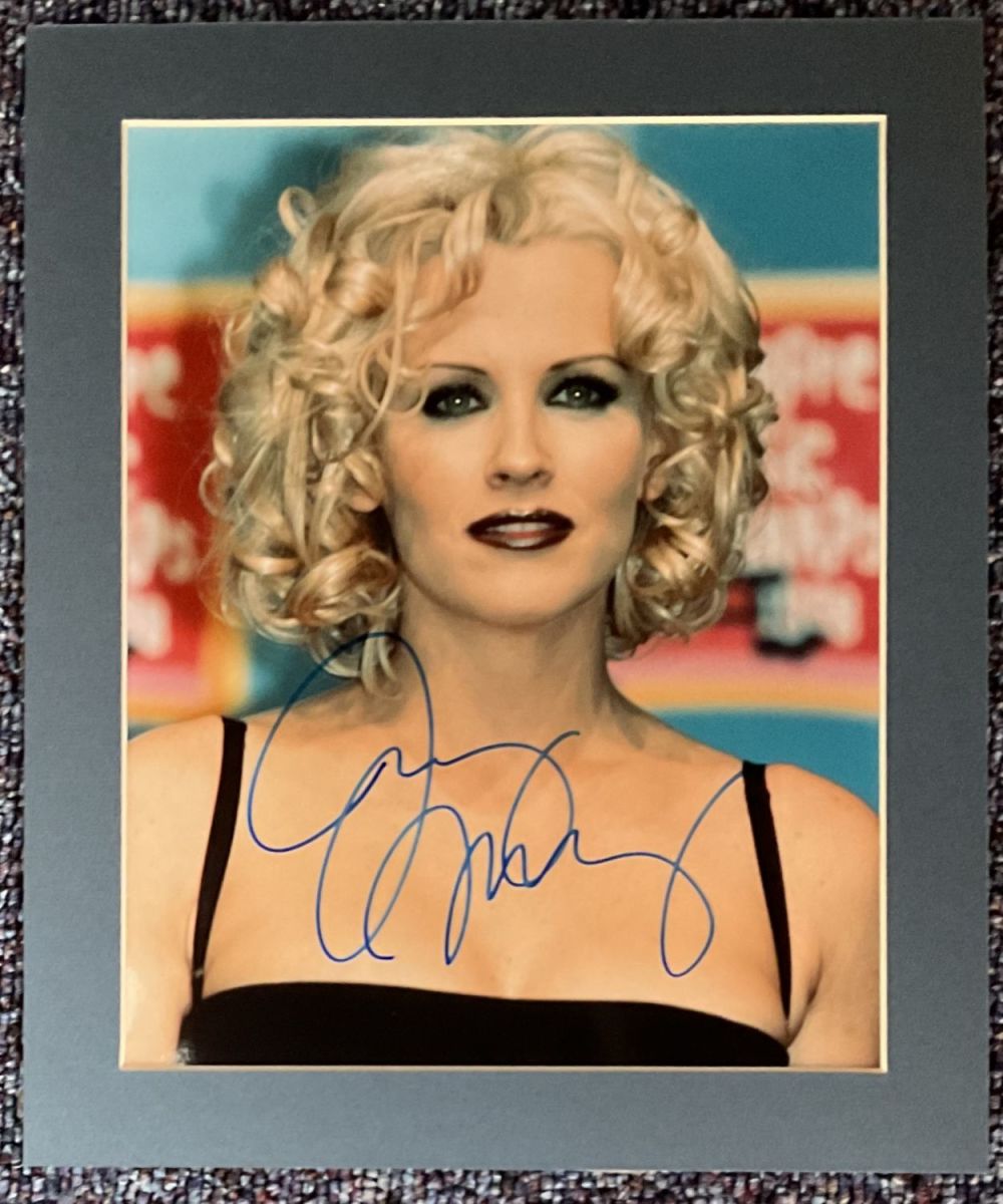 Lot 316: Jenny McCarthy signed 12x10 overall mounted colour photo....