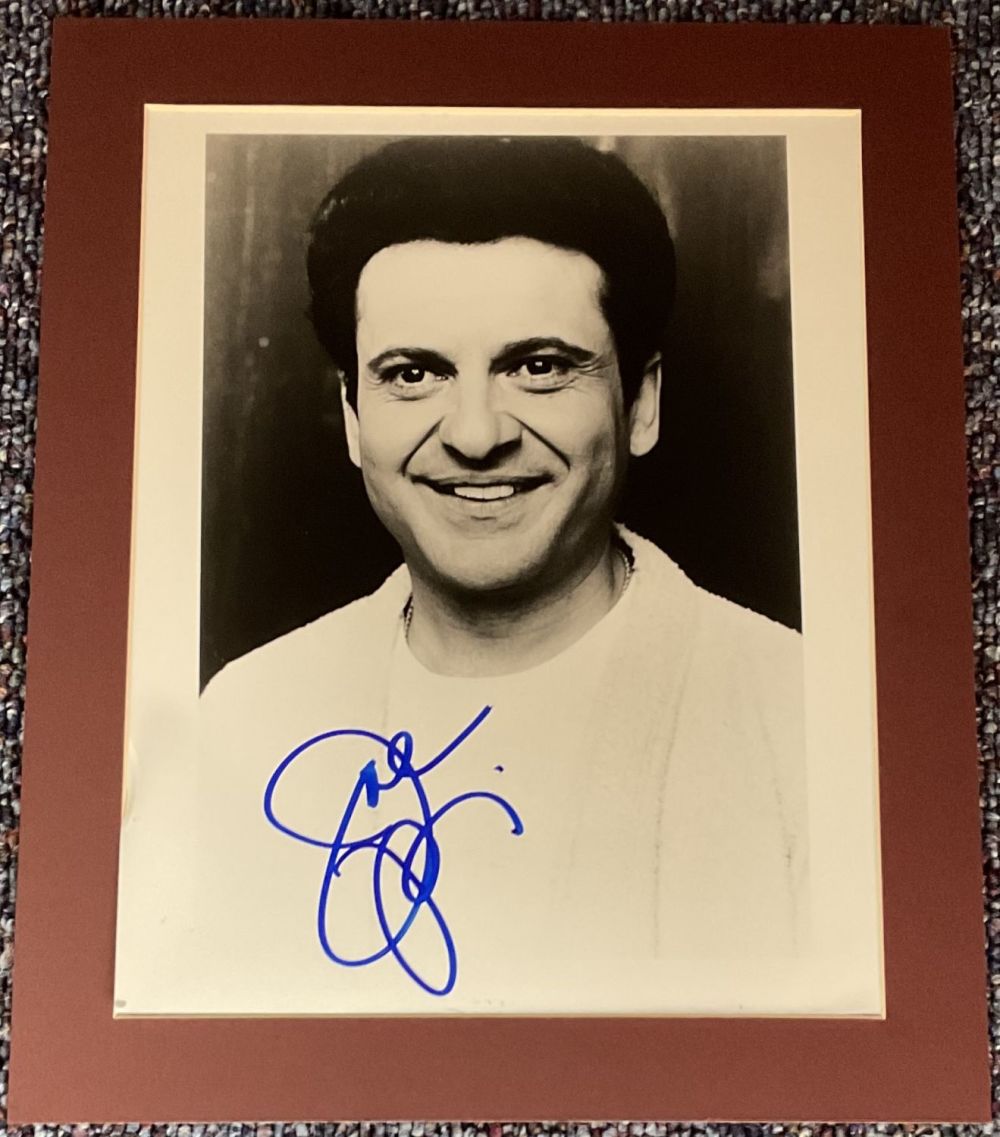 Lot 321: Joe Pesci signed 12x10 overall mounted black and...