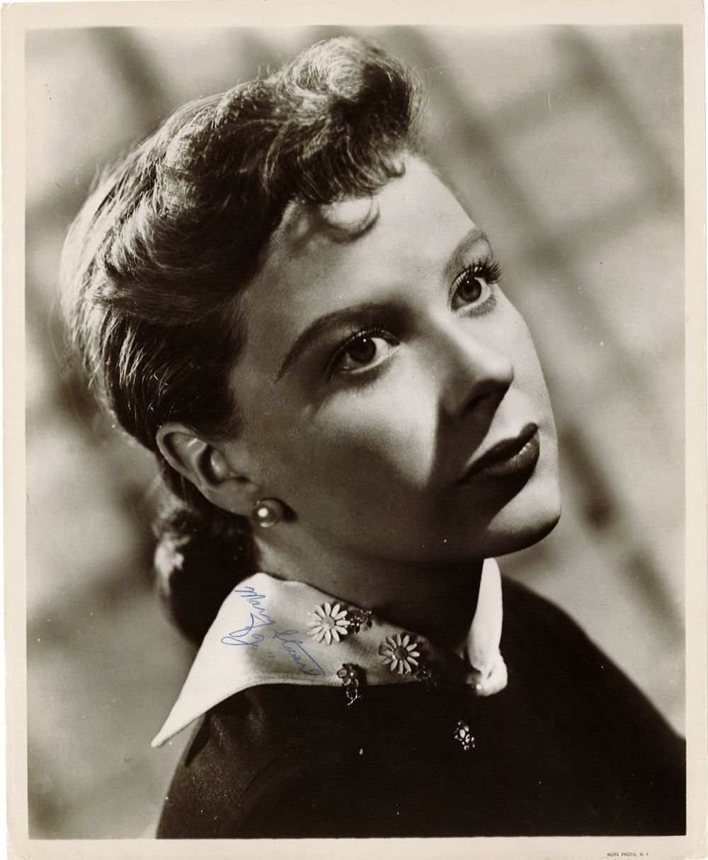 Lot 325: Mary Stuart signed 10x8 vintage black and white...