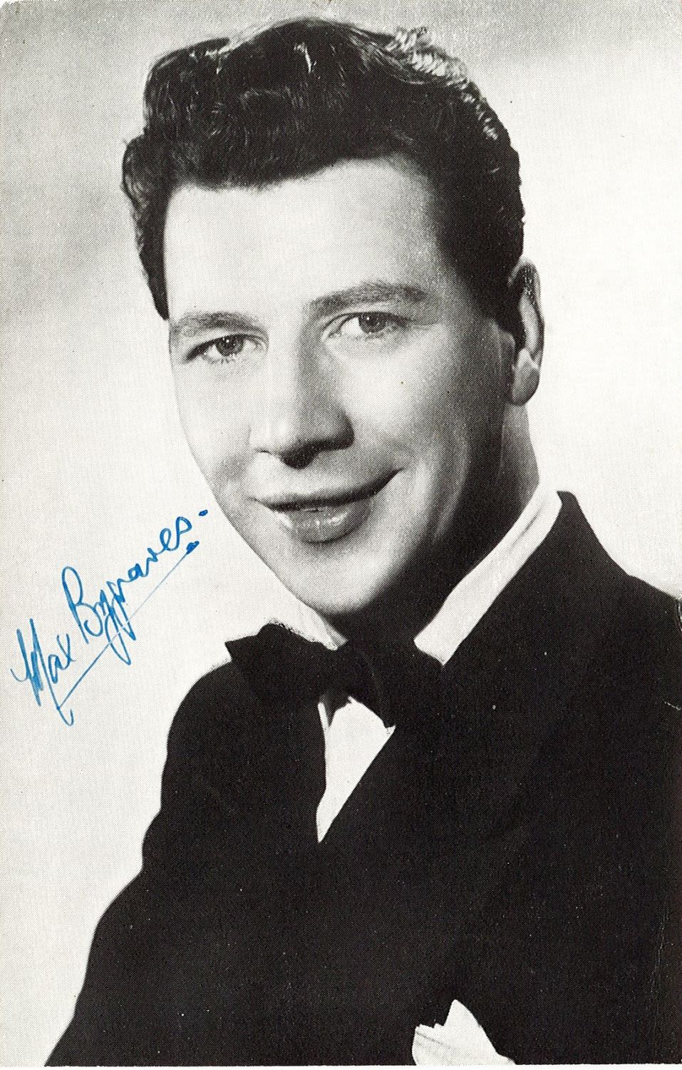 Lot 341: Max Bygraves signed 6x4 black and white vintage...