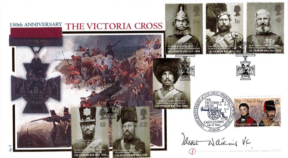 Lot 93: Tasker Watkins VC Signed 150th Anniversary of The...