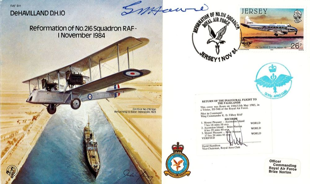 Lot 131: WW2 Grp Cptn GR Howie DSO Signed Reformation...