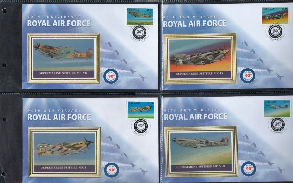 Lot 166: WW2 RAF Collection of 7 90th Anniv of...