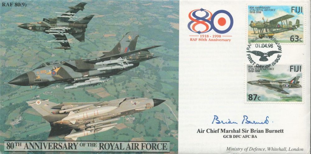 Lot 186: WW2 ACM Sir Brian Burnett GCB DFC AFC...