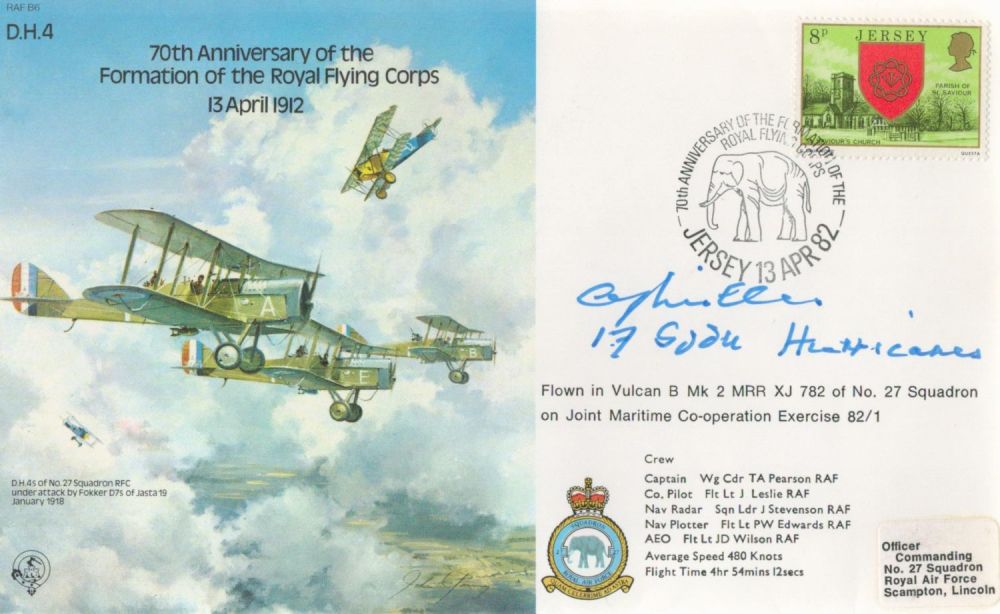 Lot 196: RAF WW2 Anthony G Miller signed '70th Anniversary...