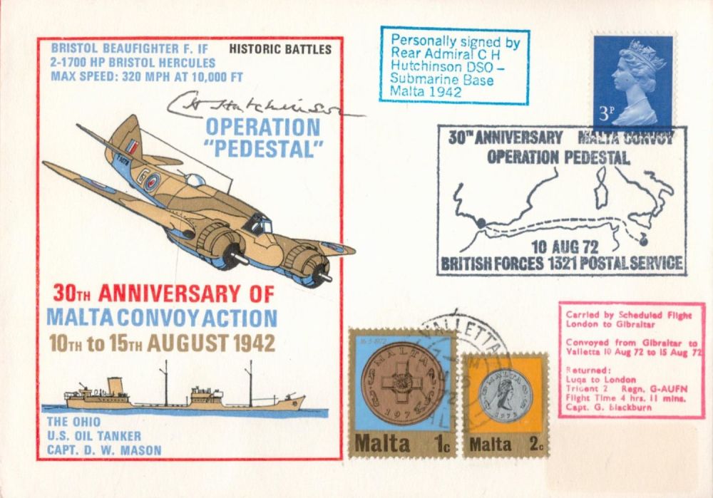 Lot 222: Historic Battles 'Operation Pedestal' 30th Anniversary of the...