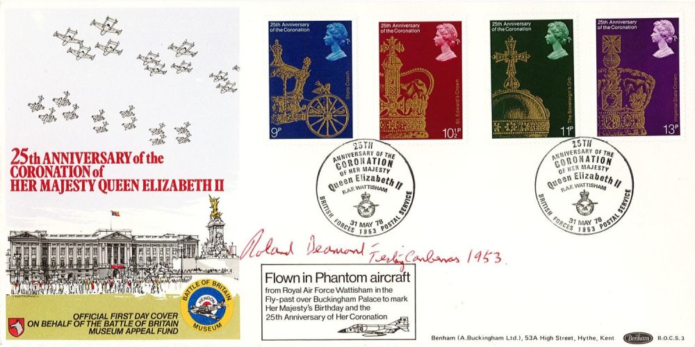 Lot 248: WW2 Roland Beaumont Signed 25th anniv of the...