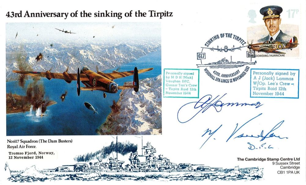 Lot 265: WW2 Jack Lammas and Mick Vaughan (617 Squadron)...