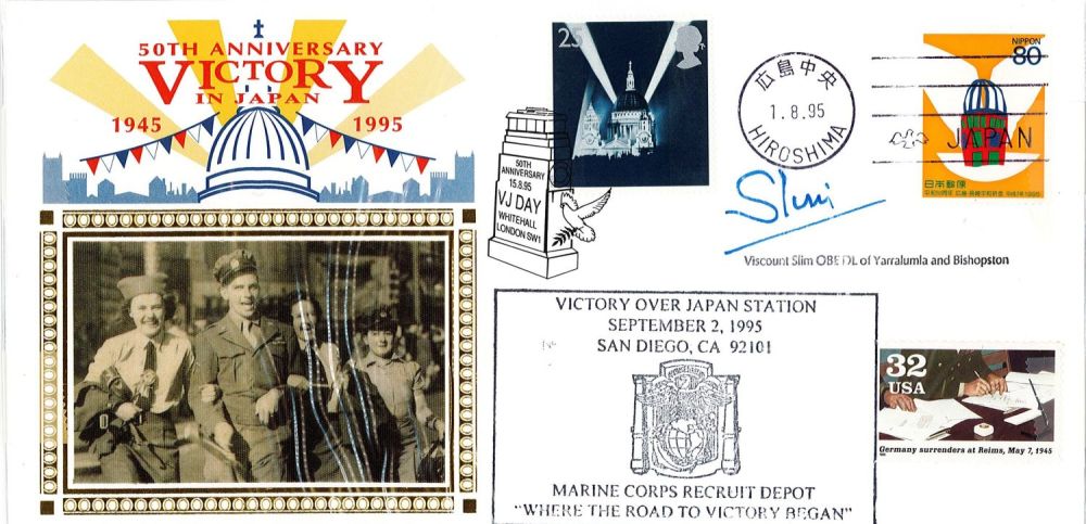 Lot 283: Viscount Slim OBE of Yarralumla and Bishopston Signed...