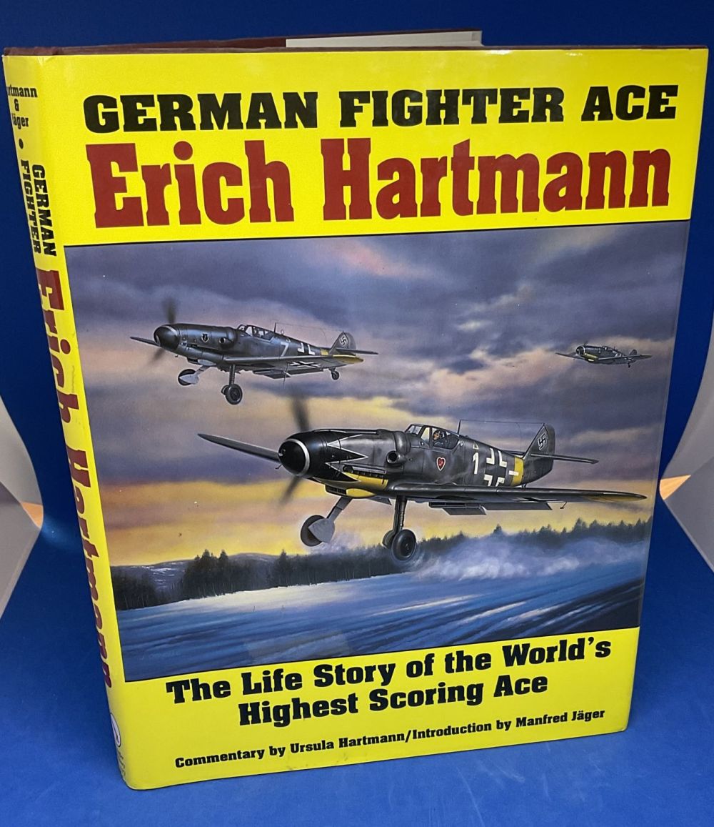 Lot 330: German Fighter Ace Erich Hartmann Hardback book by...