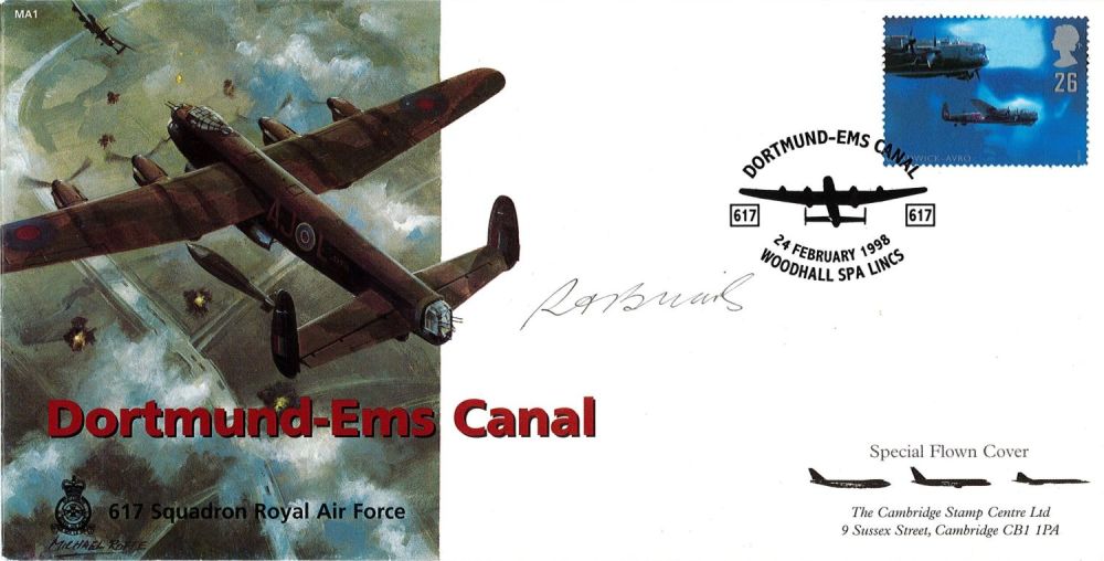 Lot 338: WW2 W/Off Ralph Briars (617 Squadron) Signed Dortmund...