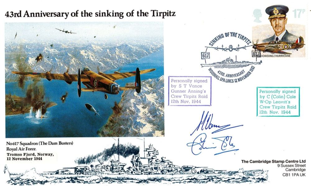 Lot 357: WW2 Colin Cole and S T Vance Signed...