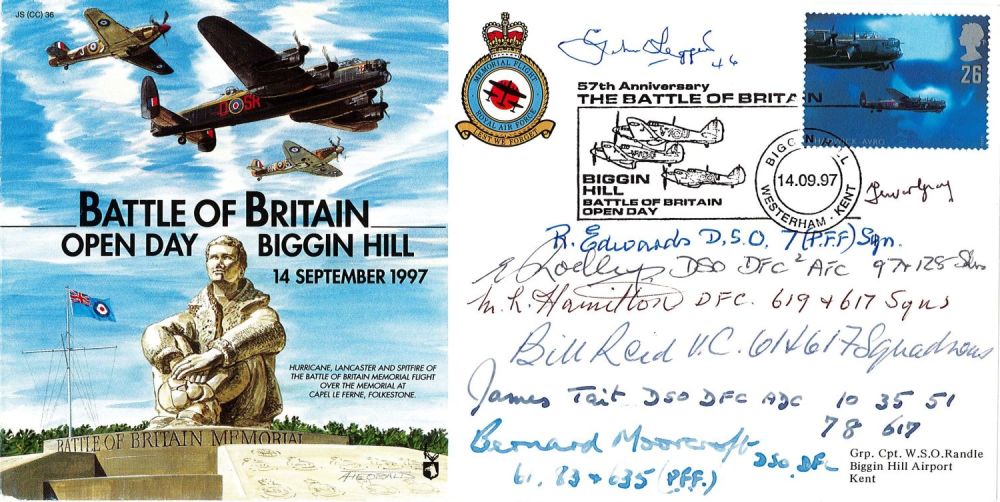 Lot 374: WW2 8 Signed Battle of Britain Open Day...
