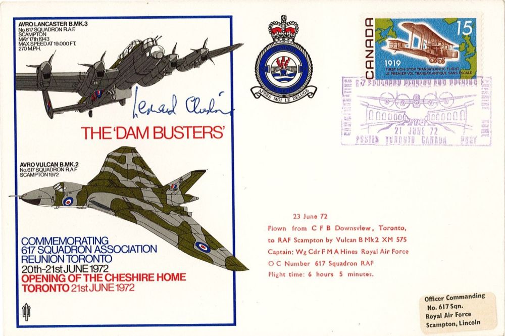 Lot 377: WW2 Grp Cptn Leonard Cheshire Signed The Dambusters...