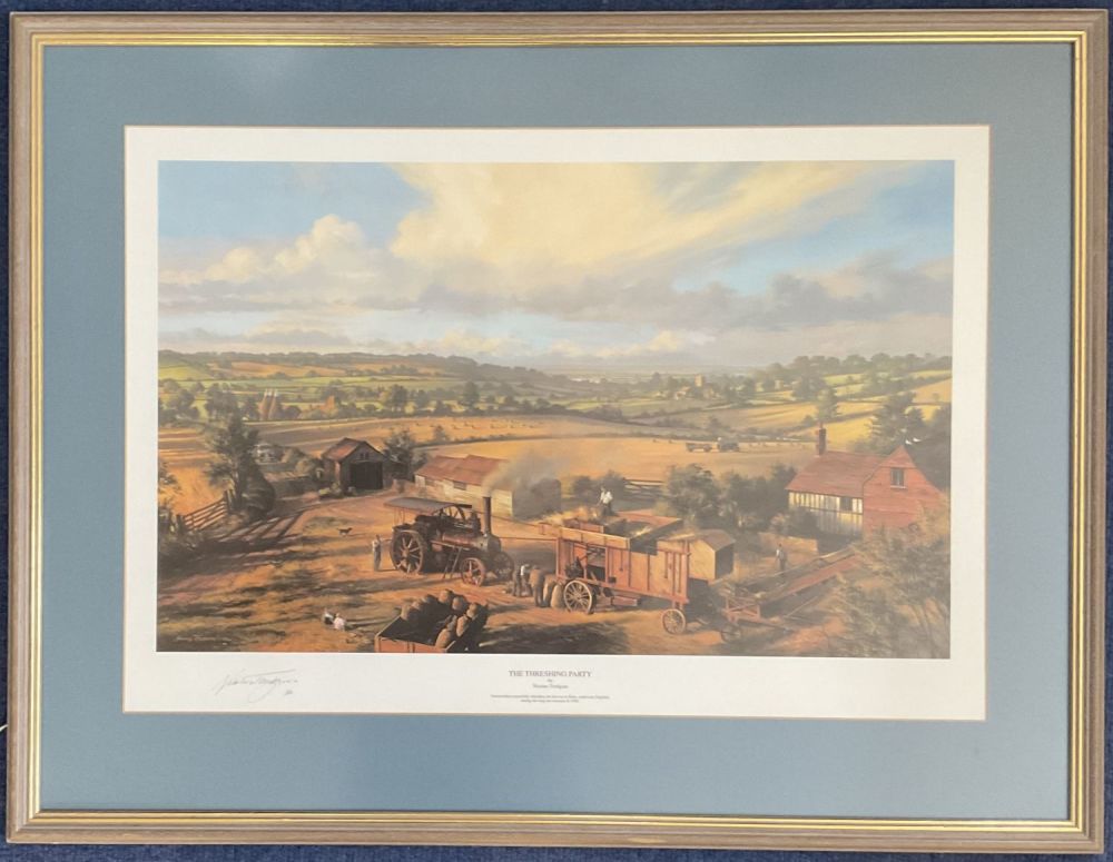 Lot 419: WW2 Signed Nicolas Trudgian Colour Print Titled The...