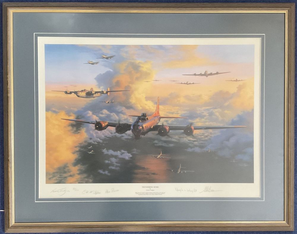 Lot 427: WW2 5 Signed Nicolas Trudgian Colour Print Titled...