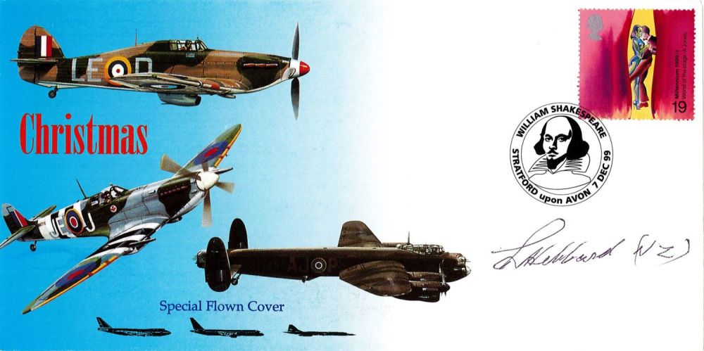 Lot 532: WW2 W/Off Loftus Hebbard Signed Christmas FDC. 6...
