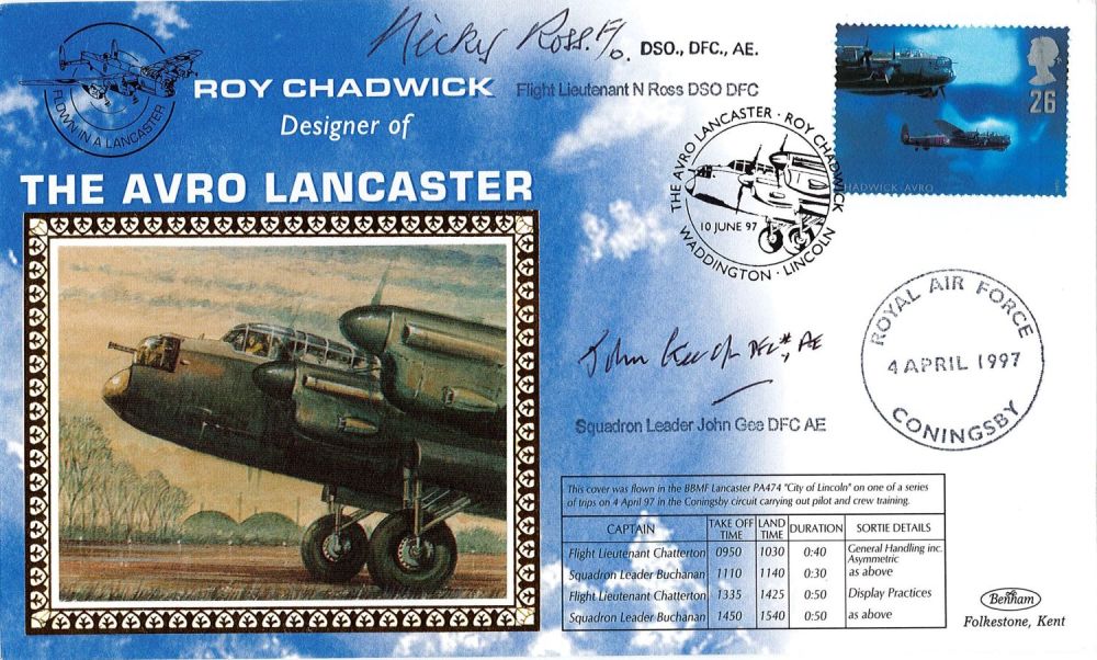 Lot 535: WW2 Flt Lt Nicky Ross and Sqn Ldr...