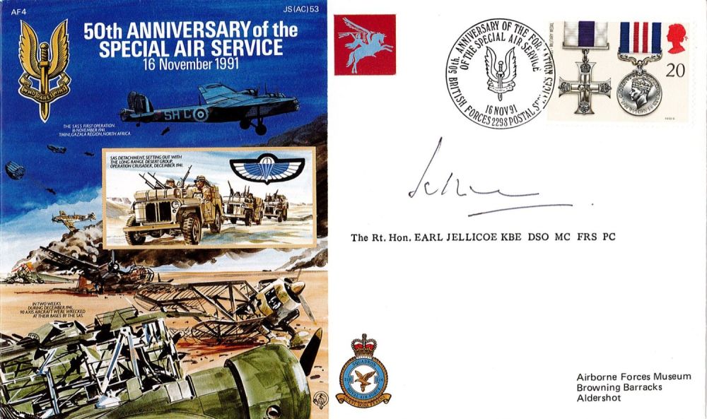 Lot 553: The Rt Hon Earl Jellicoe Signed 50th Anniv...