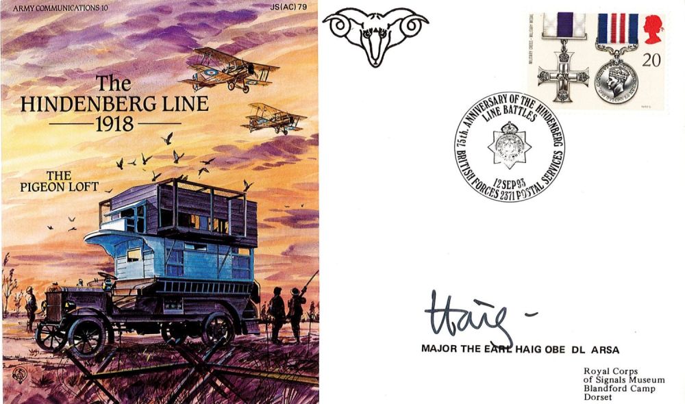 Lot 558: Major The Earl Haig OBE Signed The Hindenburg...