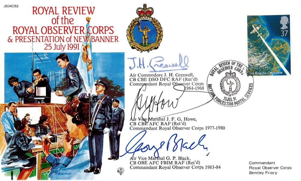 Lot 563: RAF 3 Signed The Royal Review of the...