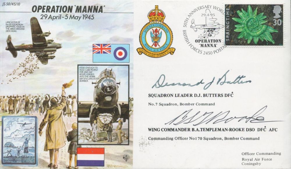 Lot 681: WW2 RAF Sqn Ldr Desmond Butters and Wg...