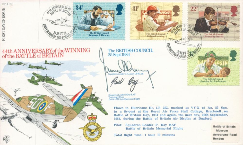 Lot 689: WW2 Sqn Ldr James Lacey and Sqn Ldr...