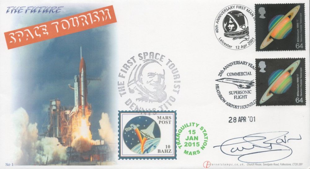 Lot 691: Space. Colin Baker Signed The Future Space Tourism...