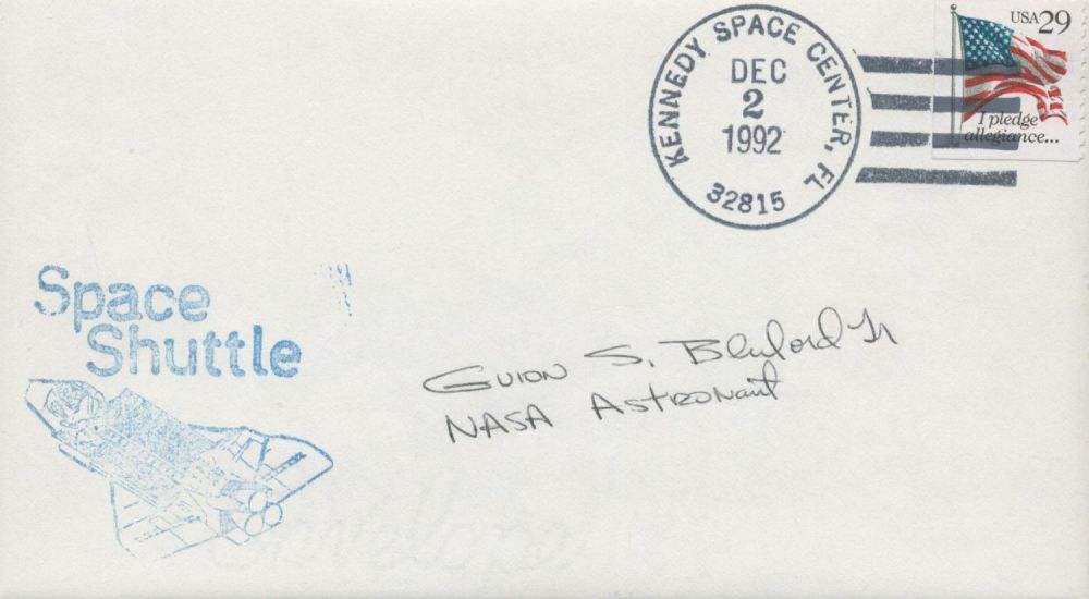 Lot 693: Space. NASA astronaut Guion Bluford Signed Space Shuttle...