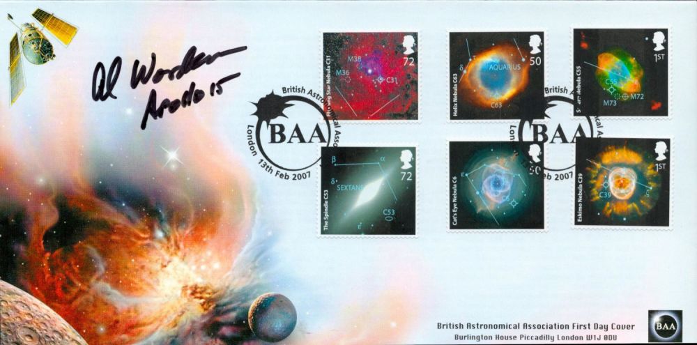Lot 717: Space Al Worden Apollo 15 signed 2007 BAA...