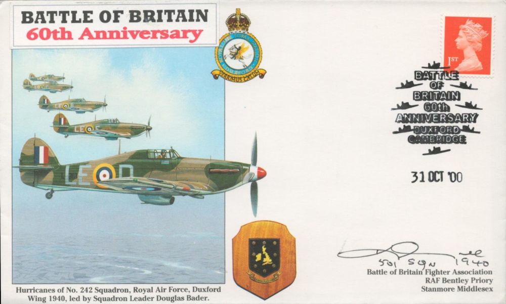 Lot 723: WW2 RAF Fighter Ace Ken Lee Signed Battle...