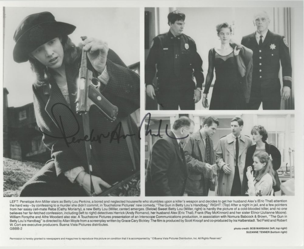 Lot 82: Actress Penelope Ann Miller signed 10 x 8...