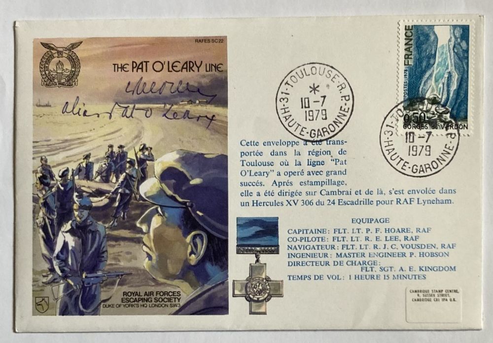 Lot 86: WW2 Pat O'Leary Signed Pat O'Leary Line First...