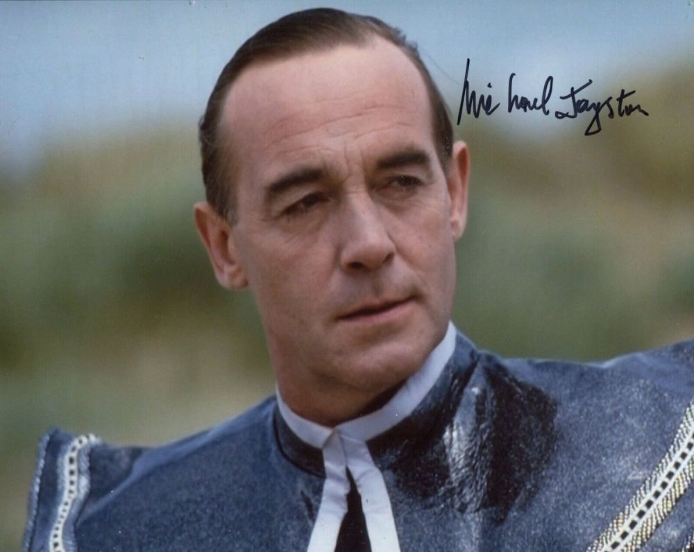 Lot 115: Doctor Who 8x10 photo signed by actor Michael...