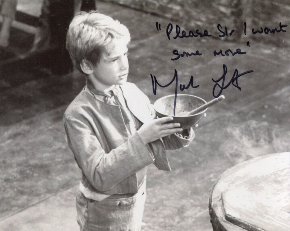 Lot 127: Oliver! movie 10 x 8 inch photo signed...