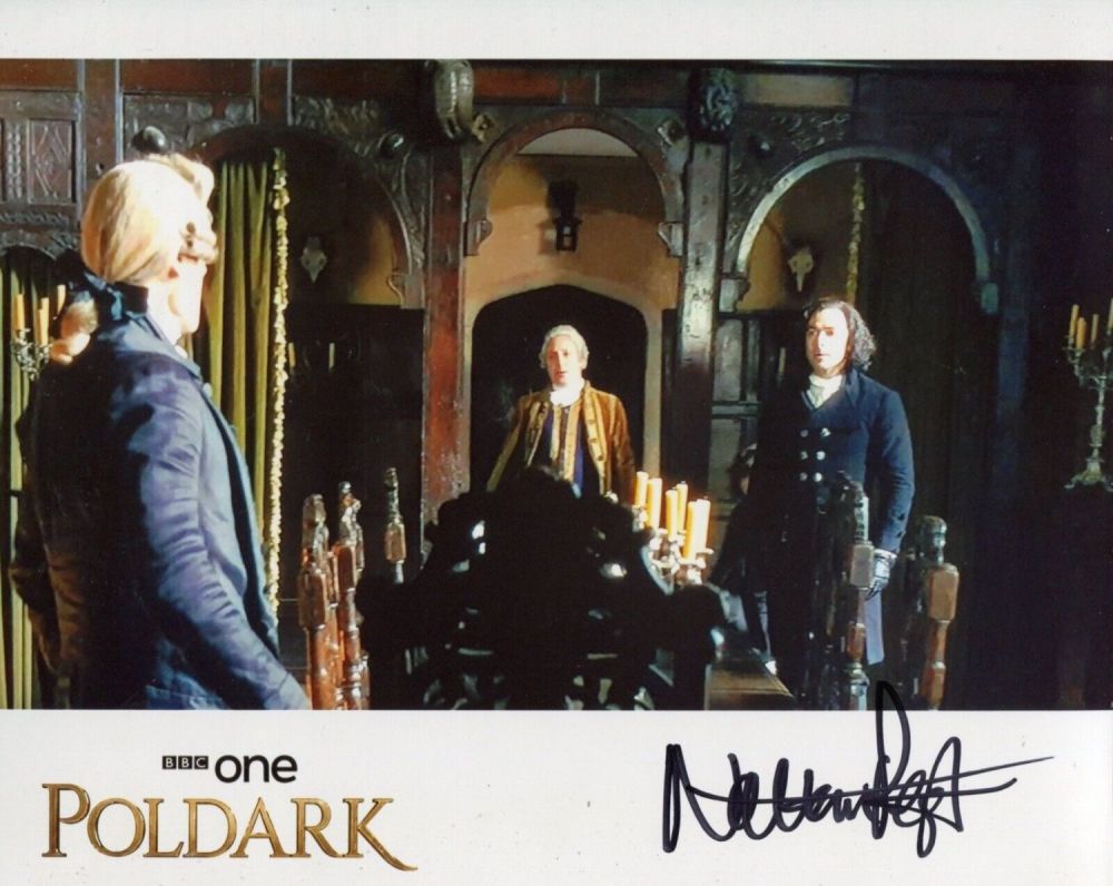 Lot 132: Poldark 8x10 TV drama series photo signed by...