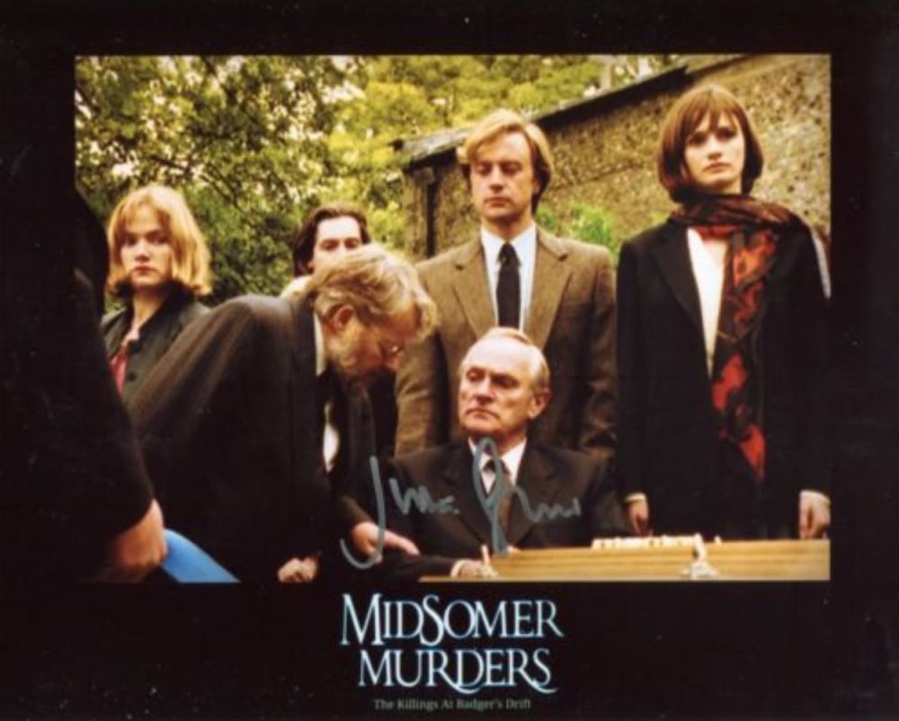 Lot 181: Midsomer Murders Inspector Barnaby 8x10 photo signed by...