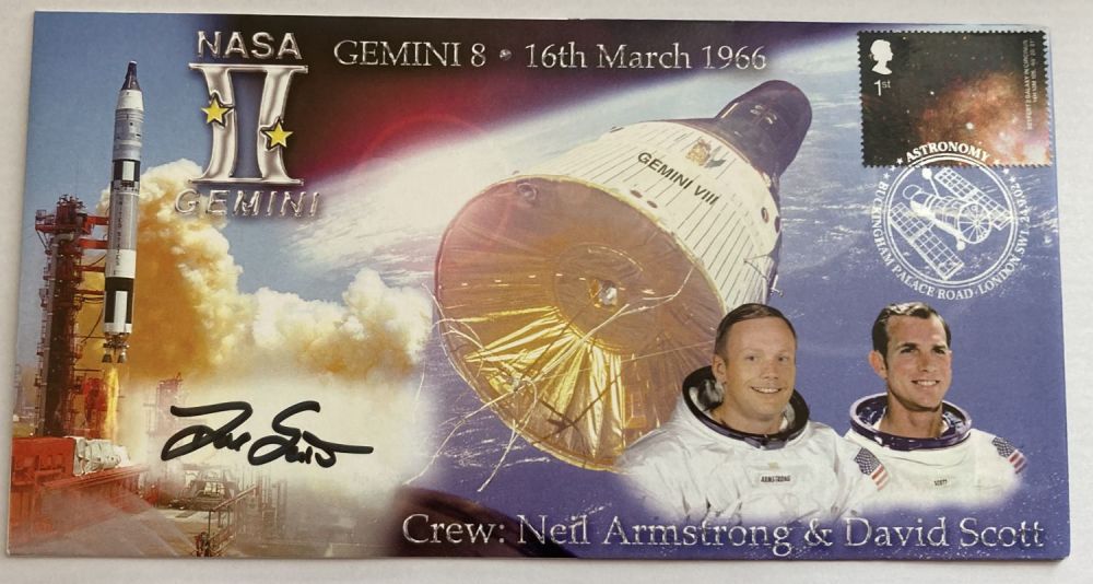Lot 205: Gemini 8 Apollo 9 Apollo 15 moonwalker Dave...