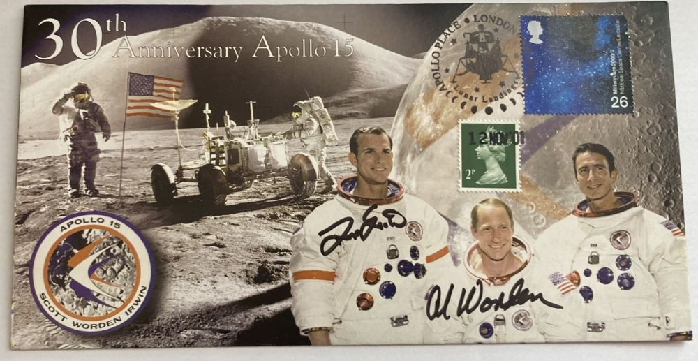 Lot 206: Apollo 15 moonwalker Dave Scott and CMP Alfred...