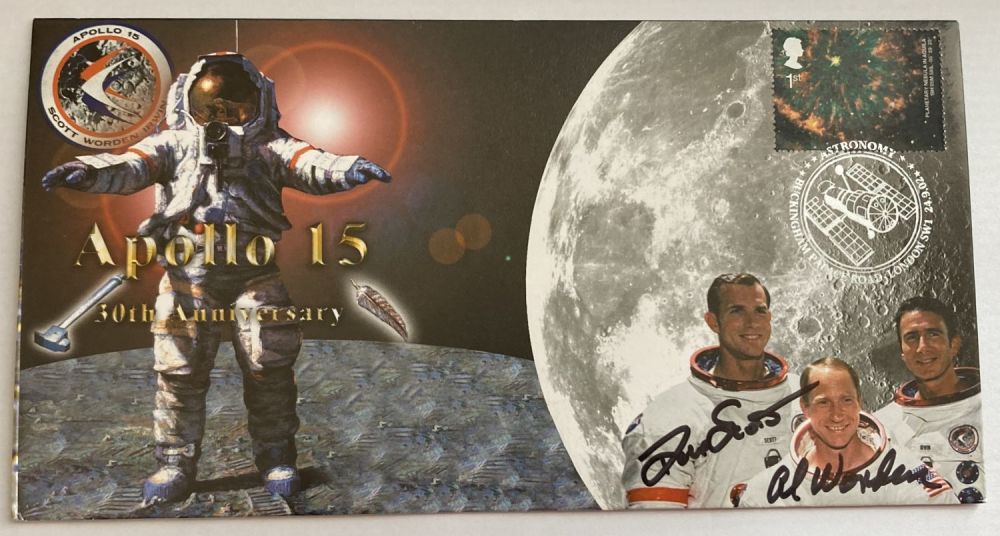 Lot 208: Apollo 15 moonwalker Dave Scott and CMP Alfred...